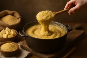 Ricetta tradizionale per la polenta taragna: segreti per una cremosità irresistibile