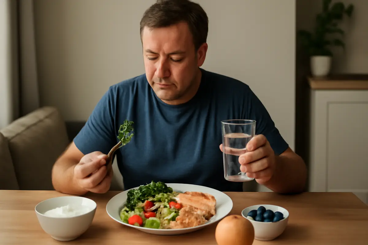 Alimentazione equilibrata per adulti sedentari: cosa non deve mai mancare a tavola