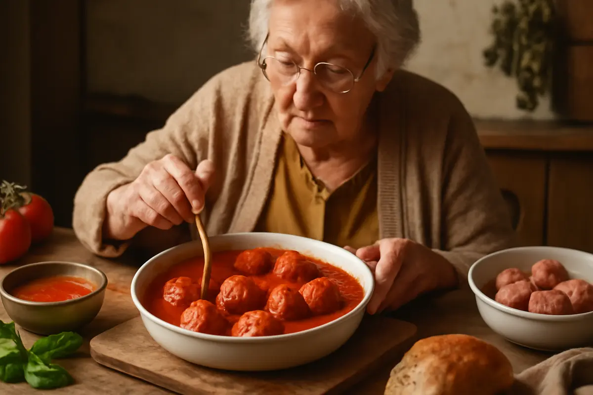 Polpette al sugo secondo la tradizione: il trucco della nonna per una salsa avvolgente