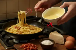 Come si cucina la carbonara tradizionale? L’errore che la rovina più spesso