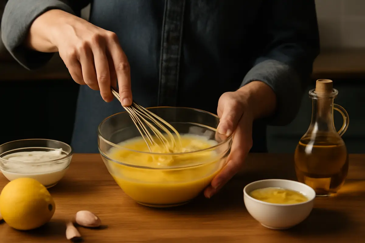 Emulsionare salse a mano: i gesti essenziali che fanno la differenza nella consistenza finale
