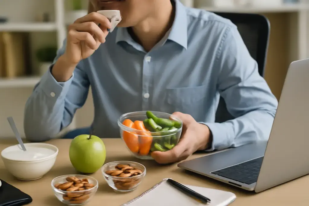 Spuntini sani e veloci per la pausa al lavoro: soluzioni pratiche che tolgono la fame senza appesantire