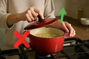 Come si usa il coperchio in fase di cottura? Svelato l’errore che altera i tempi del piatto
