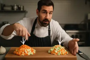 Qual è la differenza tra soffritto e mirepoix? La spiegazione semplice dello chef