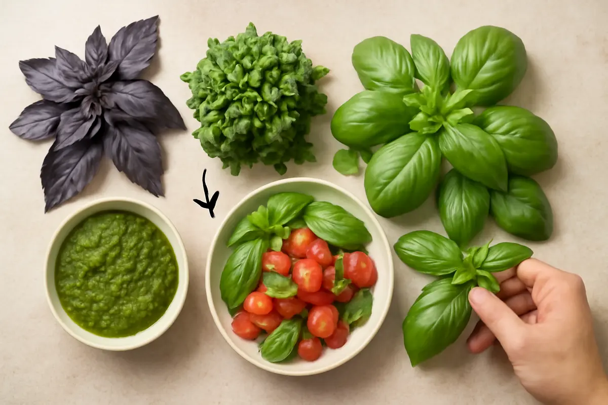 Quali sono le varietà di basilico italiano? come sceglierle per pesto e insalate
