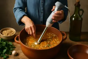 Come si cucina la zuppa di farro toscana? Il passaggio fondamentale che migliora la consistenza
