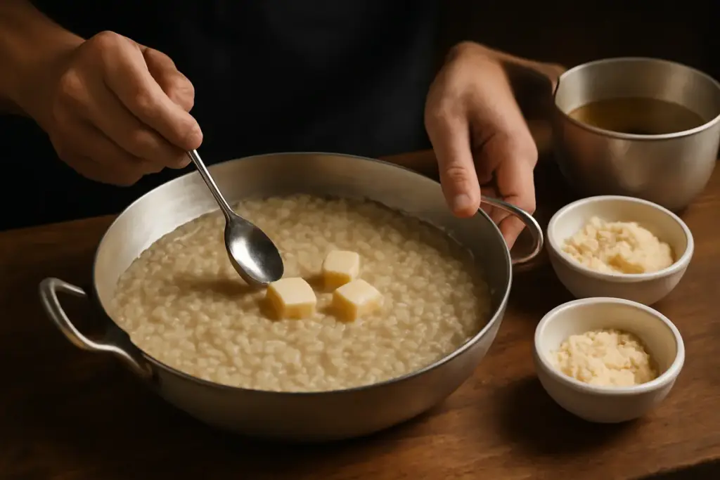 Come si manteca davvero il risotto? La tecnica che mantiene la cremosità senza appesantire